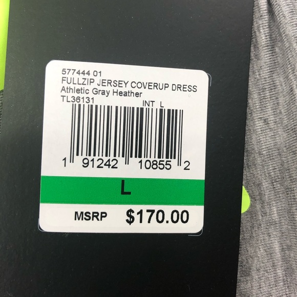 Fenty Puma Zip-Back Mini Jersey Tank Dress  NWT - Picture 8 of 8